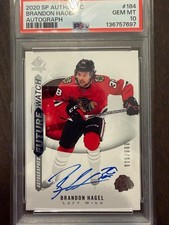 Brandon Hagel Future Watch Auto PSA 10 /999 SP Authentic FWA Blackhawks GEM MINT