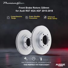 Front Brake Rotors 320mm for Audi RS7 4GA 4GF 2015-2018
