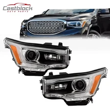 For 17-19 GMC Acadia SL Halogen w/o DRL Headlight Right Left 84710271 84710270