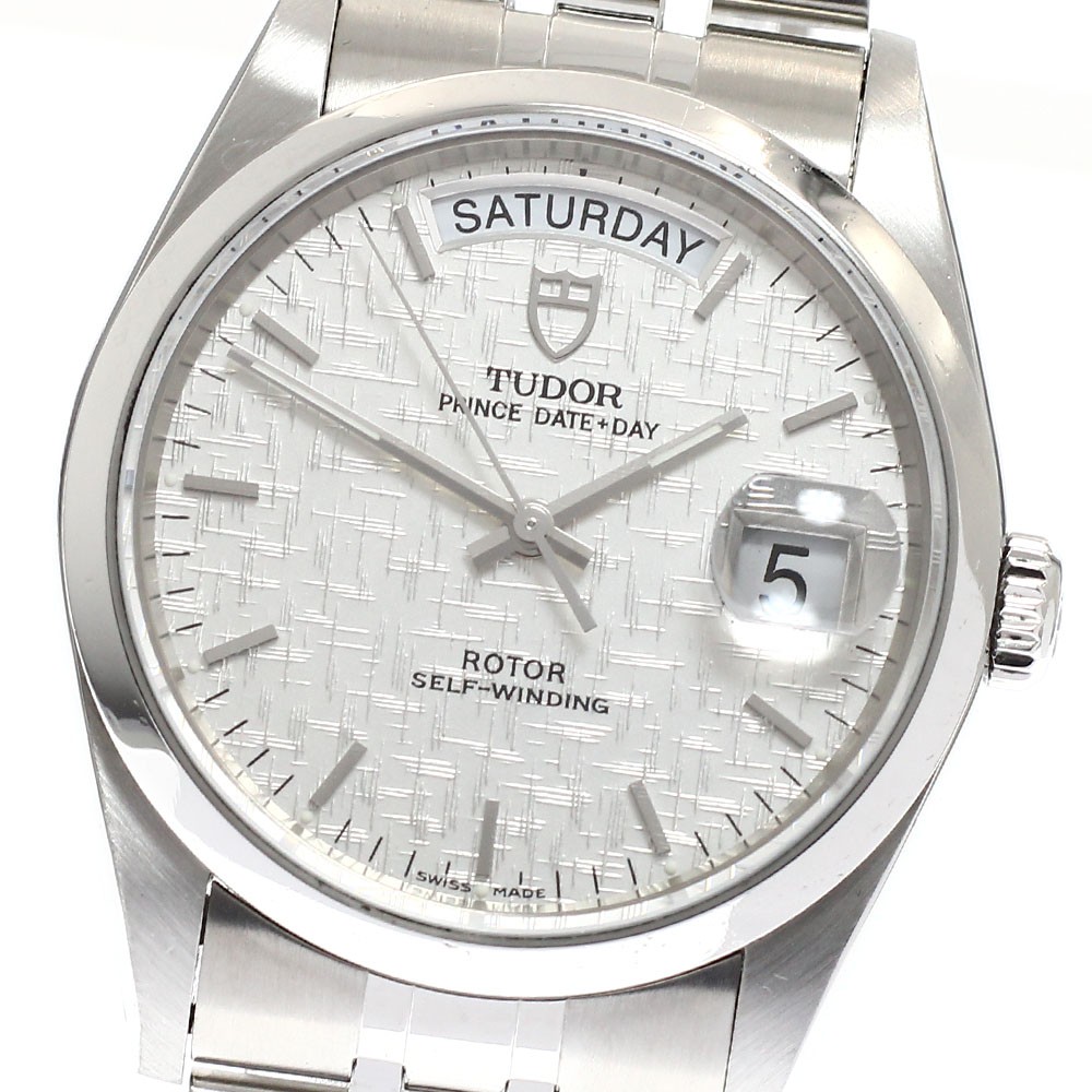 TUDOR Prince Date Day 76200 Silver Dial Automatic Men's Watch_932023