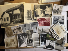 Vintage Mixed Lot of 47 Real Family Photos Black White