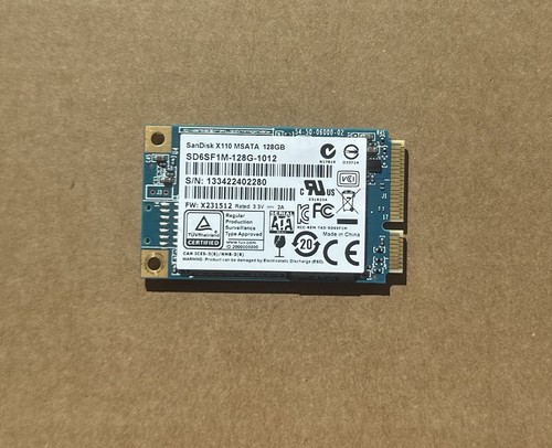 SanDisk X110 128 GB SSD mSATA Sata III 6.0Gb/s PC Laptop Notebook Festplatte