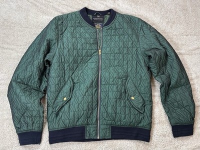 Scotch & Soda Men s Quilted Jacket Coat Dark Green Size Slim XL