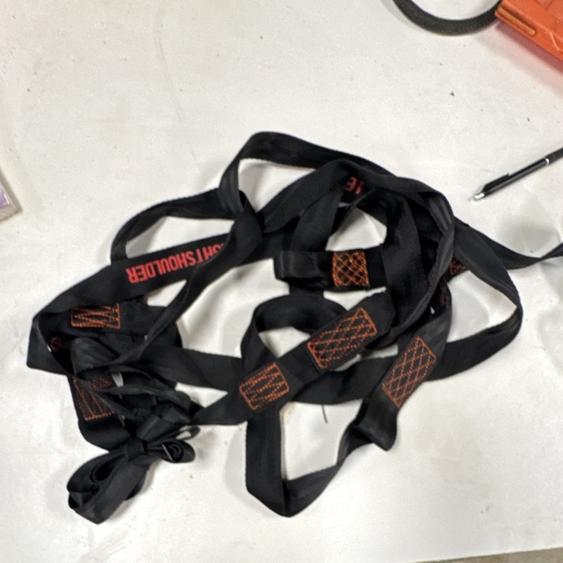 Muddy Safety Harness, Black w/ Orange Stitching, Fall Protection Harness