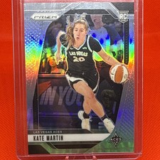 2024 WNBA Prizm Silver 126 Kate Martin Rookie RC Las Vegas Aces card Valkyrie