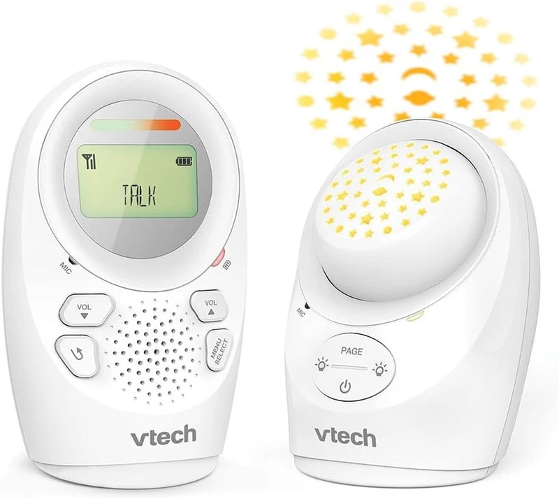 VTech Digital Baby Monitor Video Camera Projection Temperature Night Light Audio