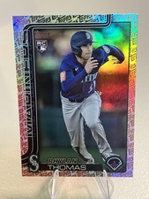 Rhylan Thomas 2025 Topps Update Series #US196 Topps Foil Pattern Seattle (RC)