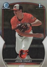 Jacob Cravey 2023 Bowman Draft Chrome Refractor 1st #BDC-189