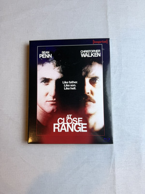 At Close Range Blu-Ray Penn Walken Imprint Region Free OOP Slipcover!