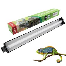UVB Reptile Light Kit, 24W T5 Lamp Fixture and 5.0 UVB Tube Combo, Linear Lig...