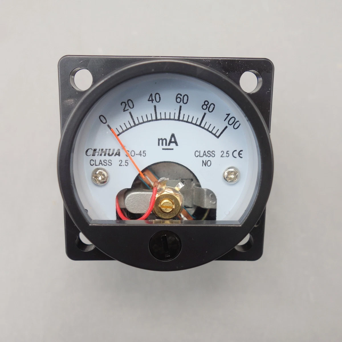 MISURATORE PANNELLO VU luce posteriore calda amplificatore audio 35x35