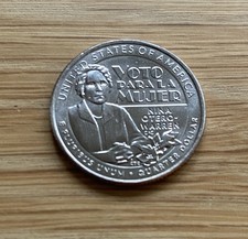 QUARTER 2022 NINA OTERO-WARREN - VOTO PARA LA MUJER Extremely Rare
