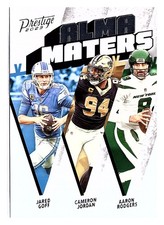 2023 Panini Prestige #AM-9 Rodgers / Jordan / Goff Alma Maters