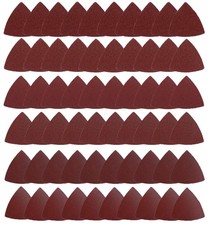 Triangle Oscillating Sanding Pads 60 PCS 3-1/8 Inch 40/60/80/120/180/240 Grit 0.34 per gallon