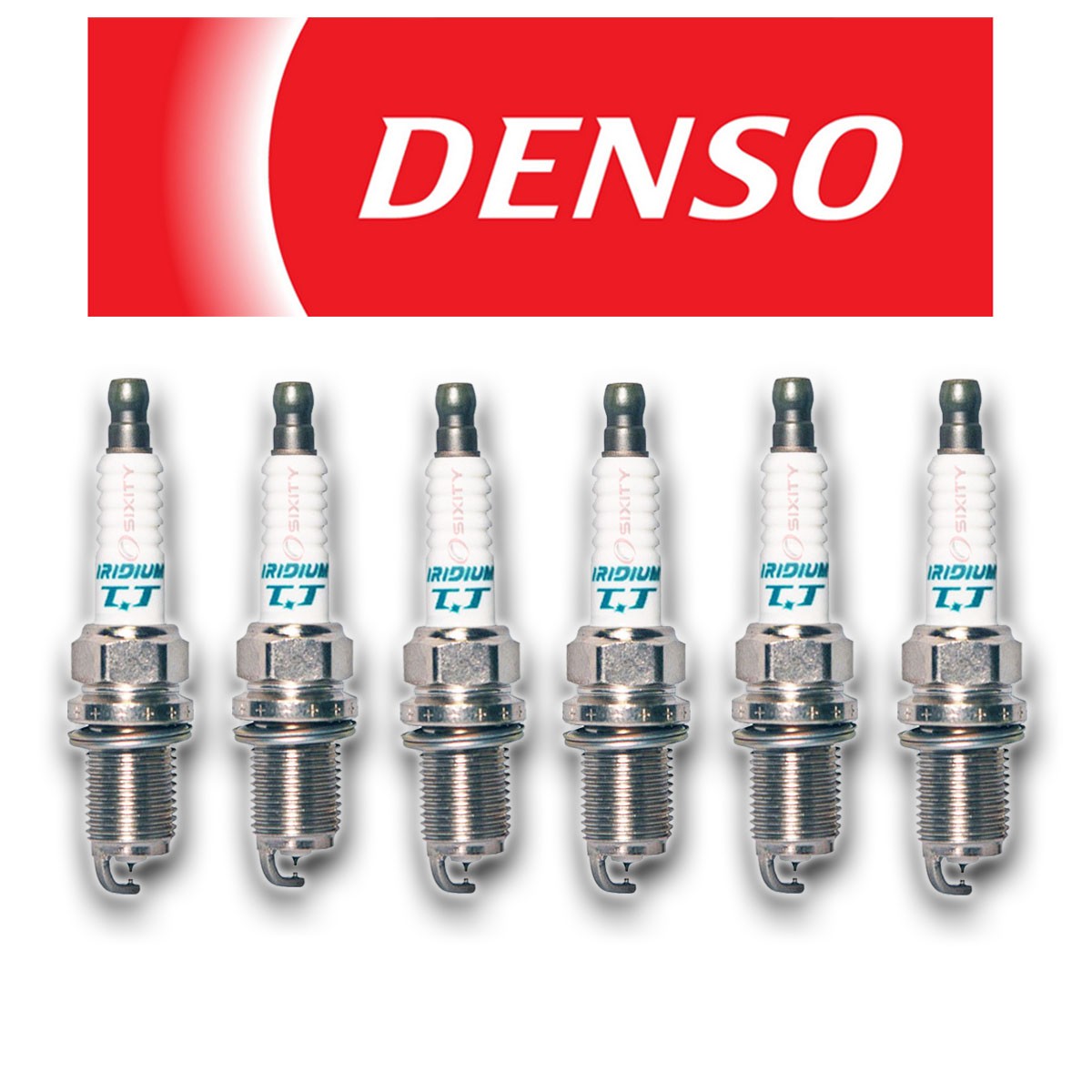 Denso Iridium TT Spark Plugs IK20TT 4702 Set of 6 Twin Tip