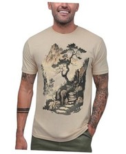 Graphic Tees for Men S - 4XL Premium Short Sleeve Large Tranquil Ascent