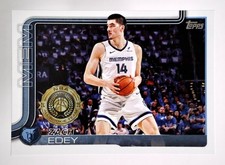 2025 Topps Flagship Zach Edey Grizzlies All-Rookie Team Insert #186 Rookie KM1