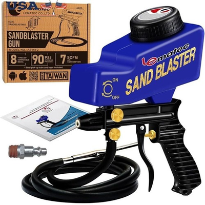 #ad Air Compressor Powered Soda Blaster Kit Lightweight Rust Removal Tool Crafts New $87.82