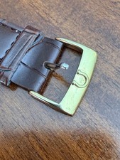 Fibbia Originale Omega Ardiglione  Buckle Placcata Oro Vintage