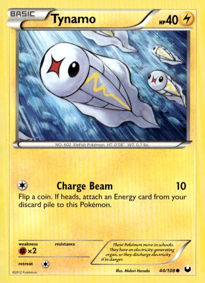 Tynamo (44) Common Dark Explorers 44/108 Pokémon TCG
