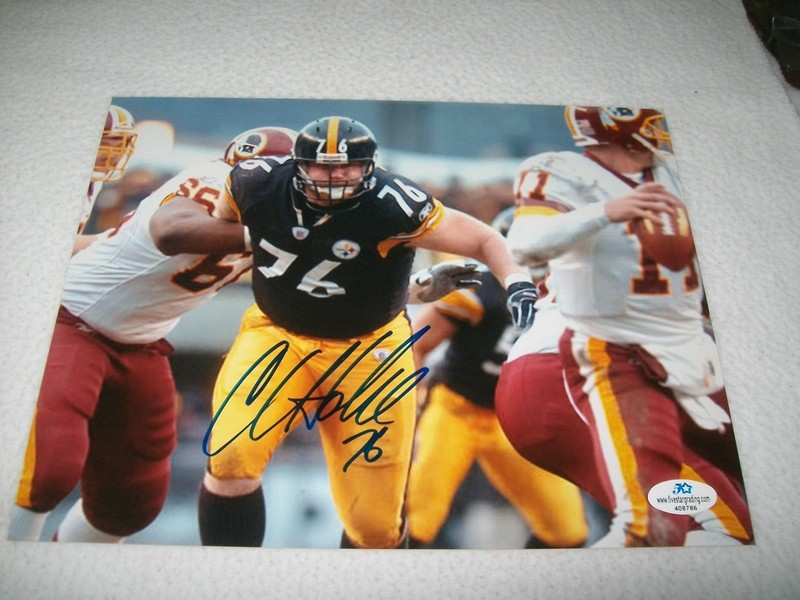 CHRIS HOKE AUTOGRAPHED SIGNED AUTO 8X10 PHOTO PITTSBURGH STEELERS #3 FREE SHIP!!
