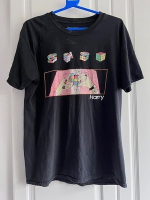 Harry Styles 2018 Rubiks Cube Tour Uni-Sex T-Shirt Size XL One Direction Rare