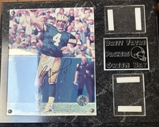 Brett Favre Green Bay Packers Signed Autographed Photo Plaque (8X10)