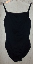 GIRLS BLOCH BLACK GYMNASTICS / YOGA / DANCE LEOTARD SIZE 14