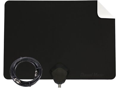 Channel Master Flatenna Ultra-Thin Indoor TV Antenna 35 Mile Range - Dual Sid...