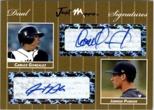 2007 Carlos Gonzalez * Jarrod Parker *  Autograph Rookie GOLD Auto #/10