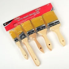 ATE Pro. USA - Wood Handle Paint Brush [10 PC]