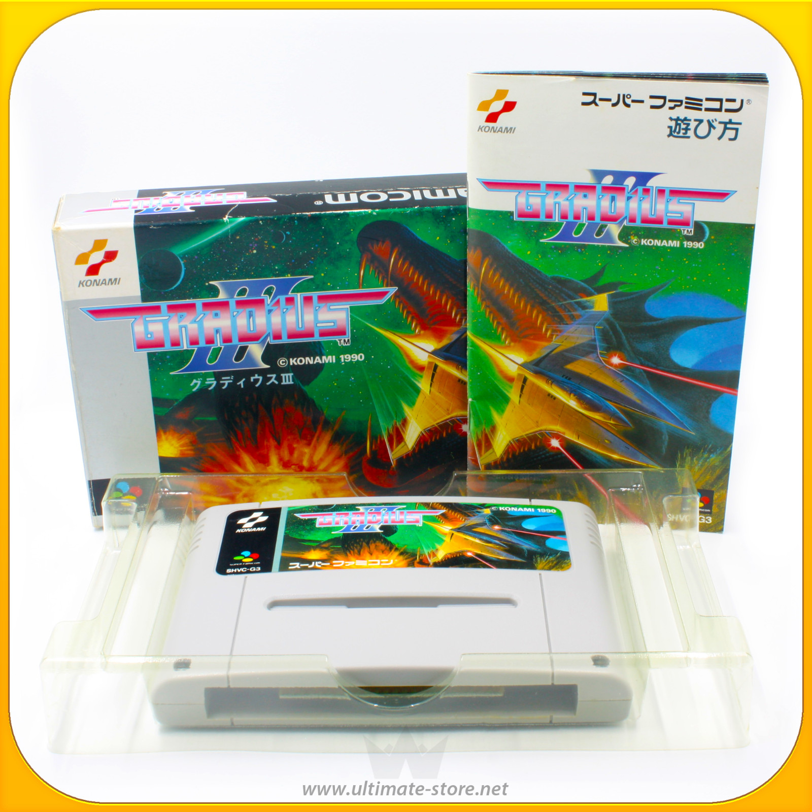 Jeu SNES - GRADIUS III - 3 - Jap - Nintendo - Super Famicom - SFC - BE
