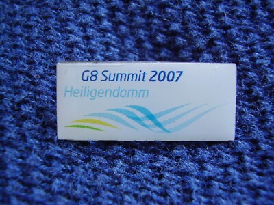 Pin G8 Gipfel Heiligendamm 2007 Summit Ostsee Mecklenburg-Vorpommern