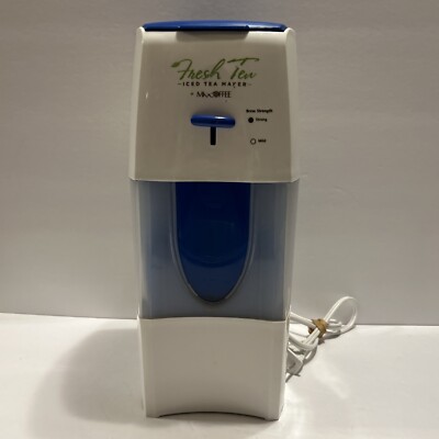 Mr Coffee Fresh Iced Tea Maker 3 Quart TM75 Blue Unit Only No Pitcher Tested