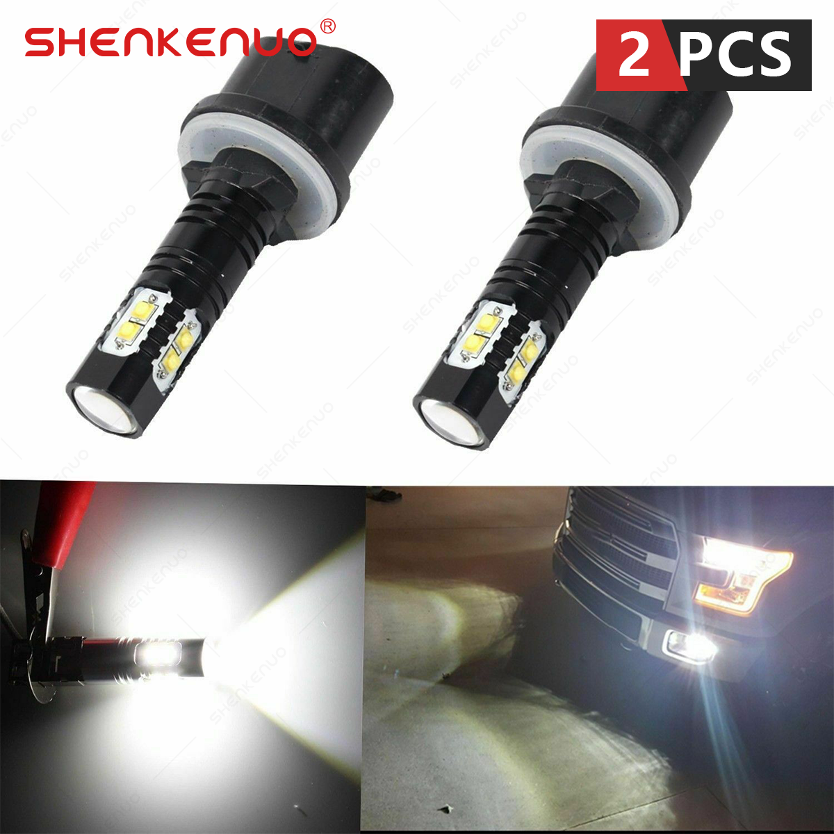 2000-2006 Chevy Tahoe 880 LED Fog Light Bulbs - Bright White 6000K High Power