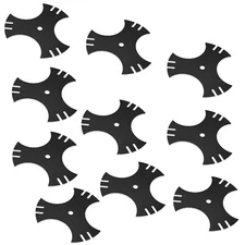 10PK 3-Sided Star Edger Blades 781-0748-0637 for Craftsman/Troy-Bilt/MTD Edgers