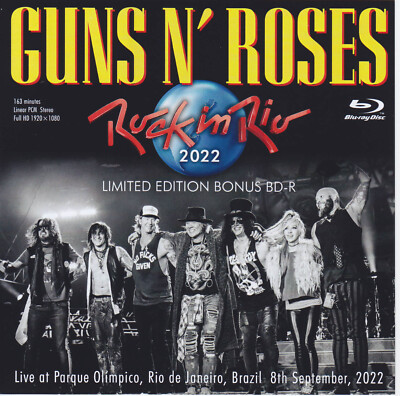 GUNS N' ROSES - ROCK IN RIO 2022 (2CD) + (Bonus BD-R) | eBay