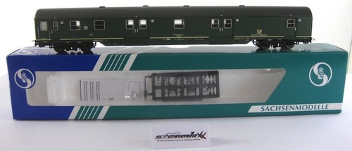 Sachsenmodelle 14633 H0  Postwagen Bahnpostwagen der DBP mit OVP X00001-19491 | Condition: Gebraucht