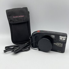Yashica Zoomtec 105 35mm Point  Shoot Camera W/Case - Not Tested Needs Battery