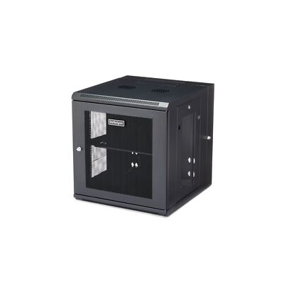 StarTech.com 12U 19'' Wall Mount Network Cabinet - 20'' Deep 4 Post Hinged Lock...