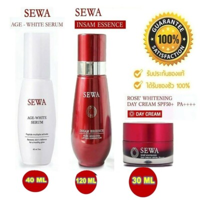 SEWA Insam Essence Age Serum Day Anti Aging Radiant Smooth Soft Skin Lifting Set