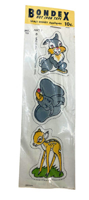 BONDEX - Hot Iron appliques - Disney  Bambi and Friends  NOS