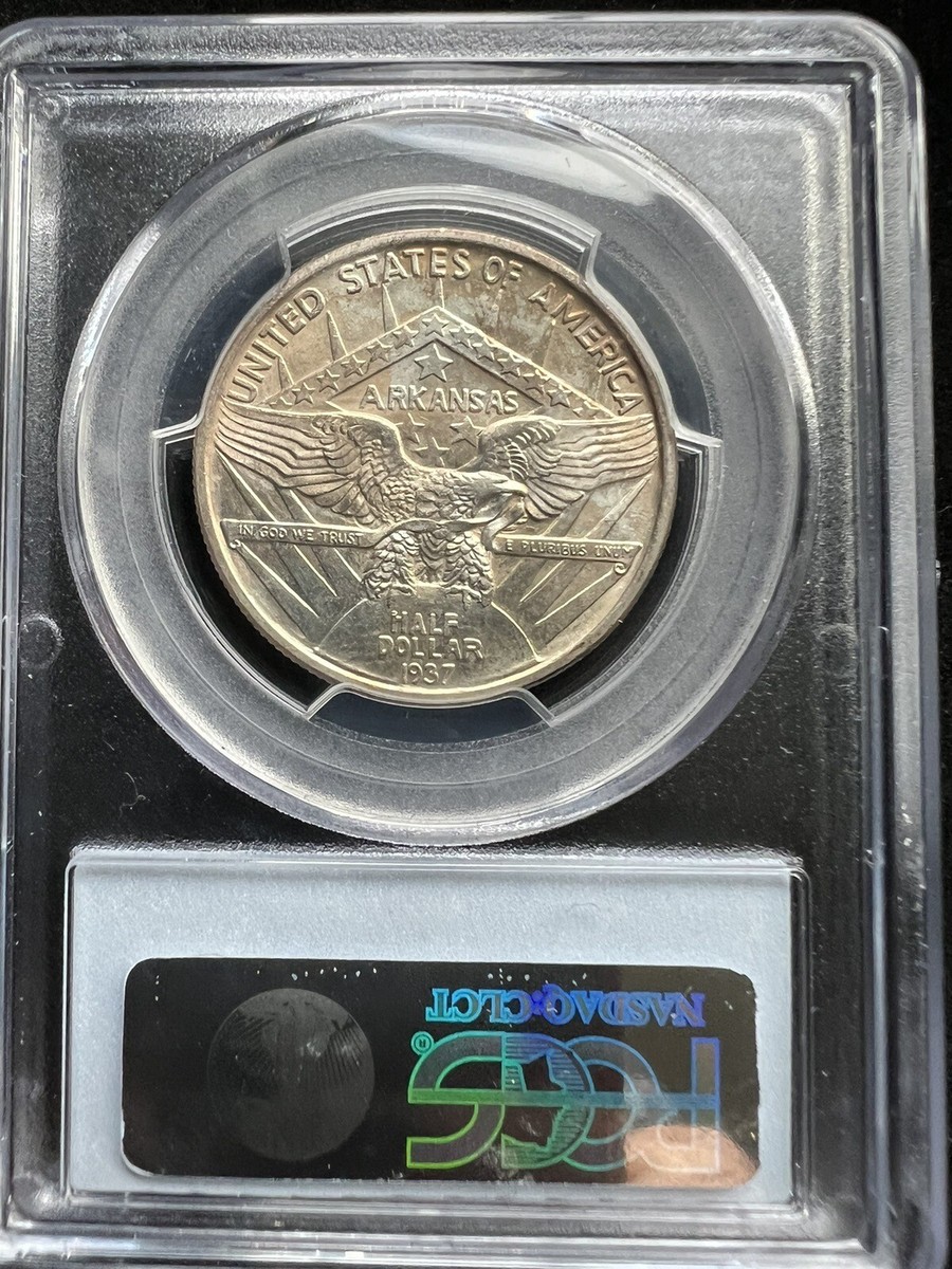 FKaiYin 1936-S USA Arkansas Centennial Demi-Dollar Old Coin - Pièces Anciennes - Pièce Commémorative Américaine Nickel Cadeau Pour Papa/amis/mari Expérience Future