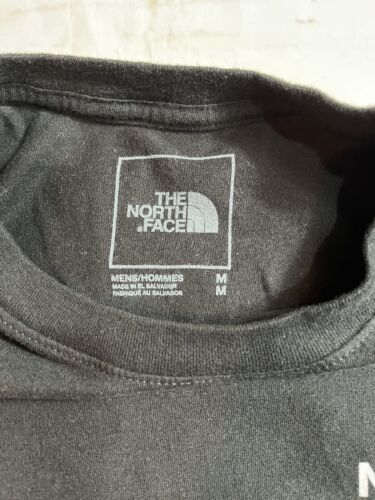 The North Face Rear Logo Never Stop Exploring Black T-Shirt Size Medium  Crewneck