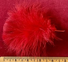 Antique Feather To Adorn Bonnet For Fashion Or Lady Doll Or Other Doll