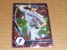 2021 Panini Prizm Draft Picks TOMMY MACE BURGUNDY CRACKED ICE /23 M7571