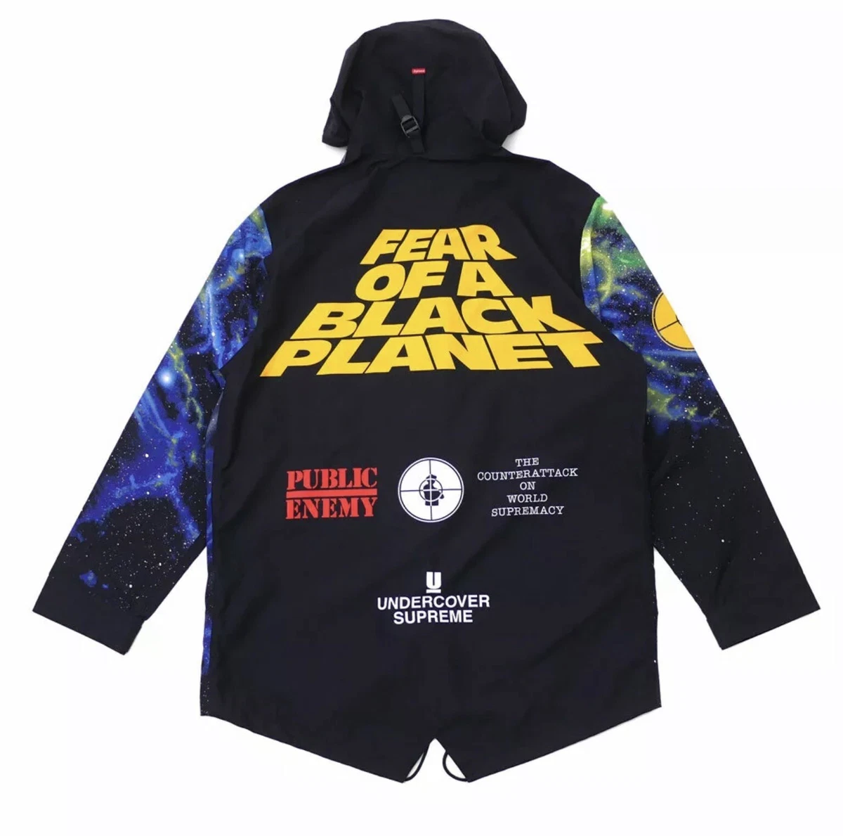 Supreme UNDERCOVER Public Enemy Taped Seam Parka Size Small | eBay