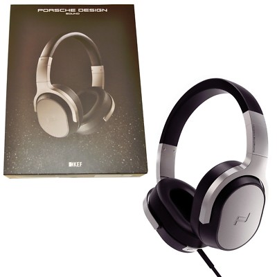 KEF space one porsche design ワイヤレスヘッドセット New Porsche Design Space One Titanium/Black Premium Noise