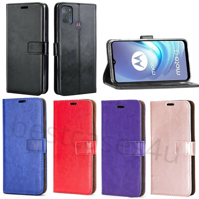 Für Motorola Moto G50 Handy Hülle Leder Flip Ständer Slim Gel Wallet Book Cover