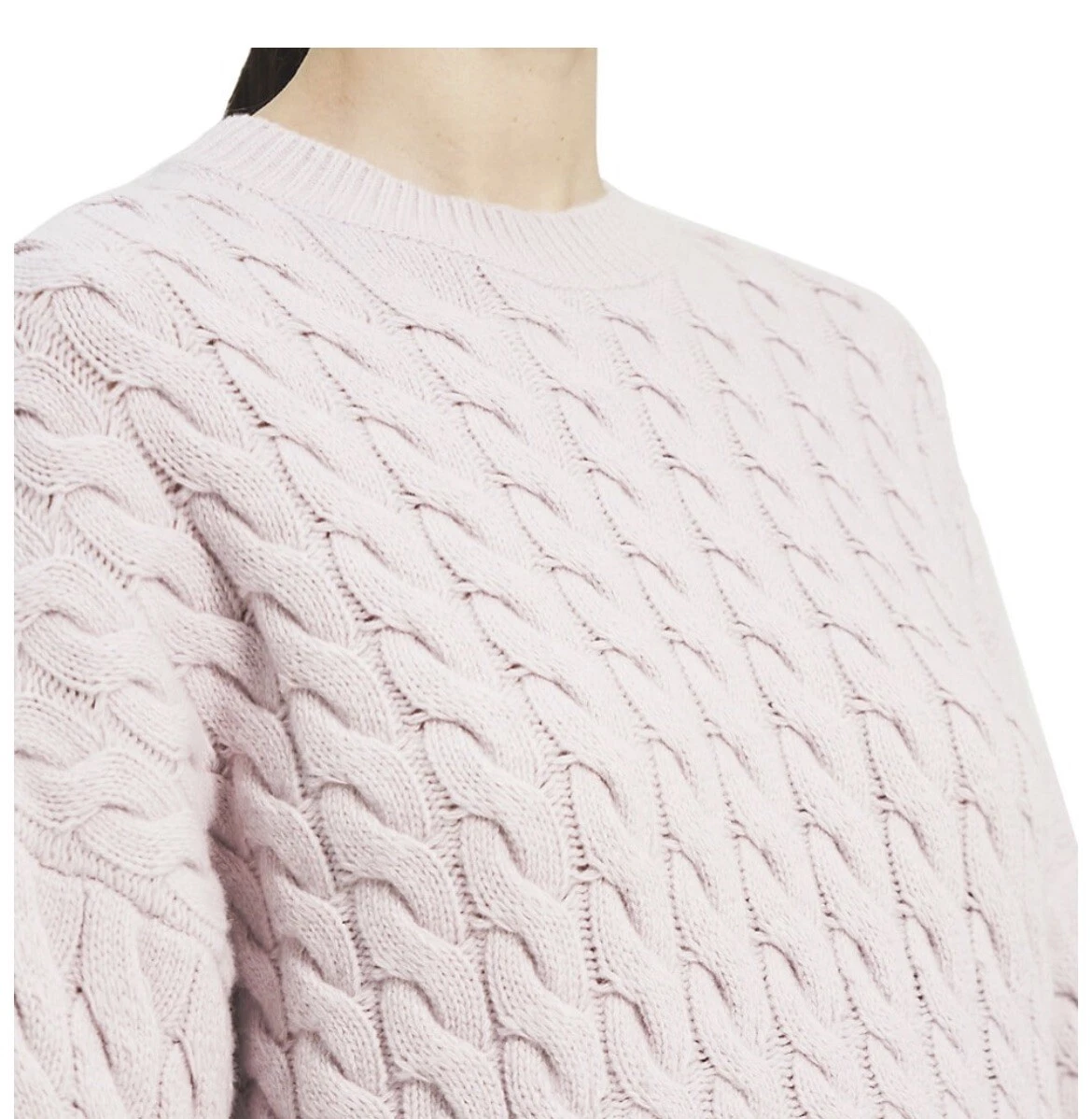 Cable-Knit Wool-Cashmere Sweater